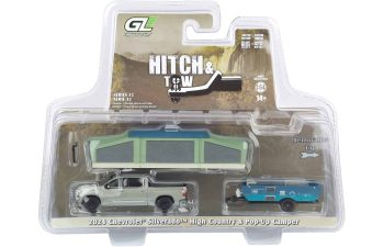 CHEVROLET Silverado High Country пикап с прицепом-кемпером (2024), Sterling Gray Metallic