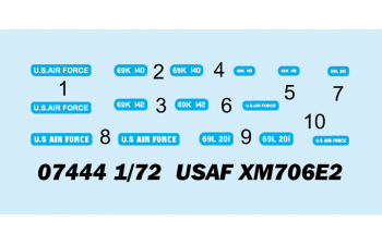 Сборная модель Американский бронетранспортёр USAF XM706E2