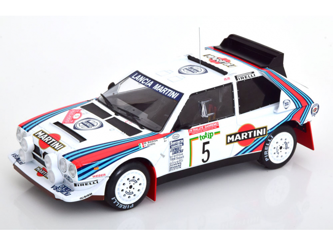 LANCIA Delta S4 №5 Rally San Remo, Biasion/Siviero (1986), Martini