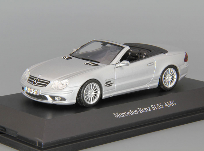 MERCEDES-BENZ SL 55 AMG, silver