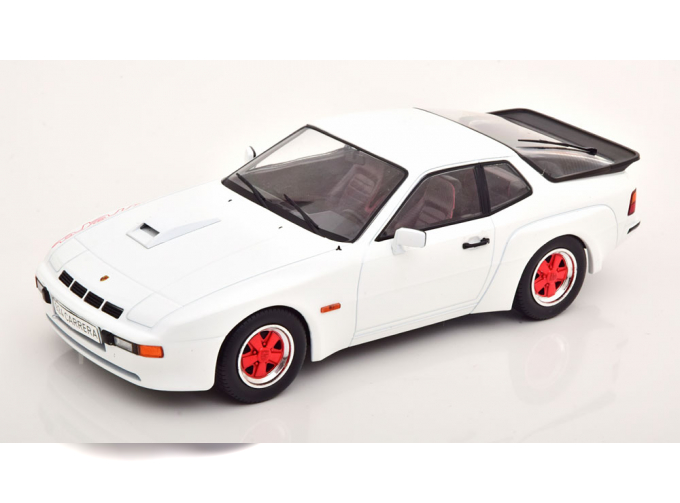 PORSCHE 924 Carrera GT (1981), white/rot