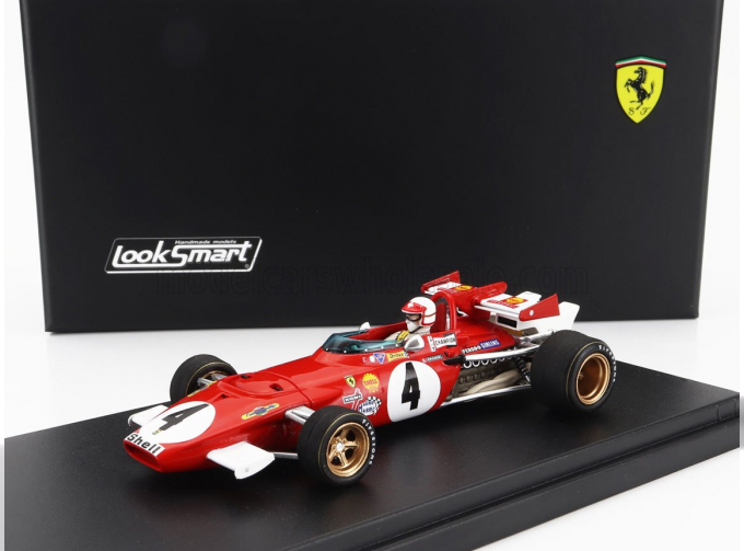 FERRARI F1 312b N4 Winner Italy Gp (1970) Clay Regazzoni, Red White