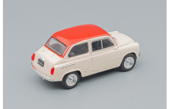 МОСКВИЧ 444 (1957-1959), Автолегенды СССР 235, белый / бордовый