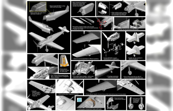 Сборная модель Самолёт Messerschmitt Bf109E-3