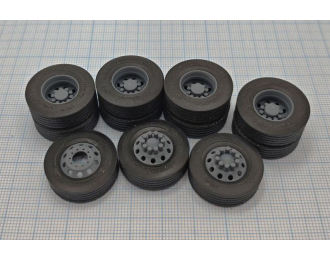 Комплект колес в сборе, в размере 295/80 22,5 для американских грузовых автомобилей