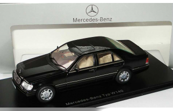 MERCEDES-BENZ S500 W140 (facelift 1994-1998), black