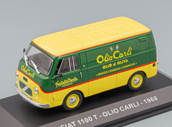 FIAT 1100 T Olio Carli (1968), green yellow
