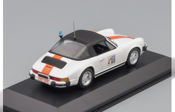 PORSCHE 911 Targa Belgian Police (1977), white