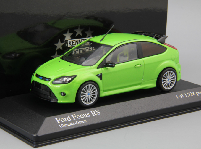 FORD Focus RS (2009), green metallic