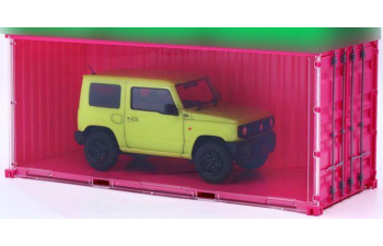 Сборная модель 20-футовый контейнер (розовый)