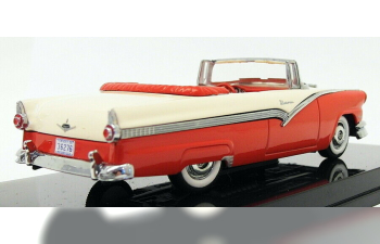 Ford Fairlane открытый кабриолет 1956 красный с белым