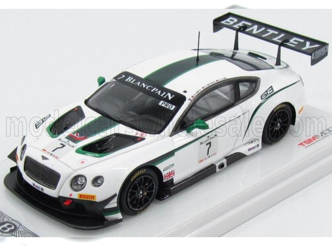 BENTLEY Gt3 №7 Winner Blancpain Gt Paul Ricard (2014), white