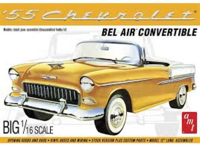 Сборная модель Chevy Bel Air Convertible, plastic modelkit 1955