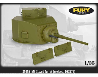 Башня M3 Stuart Turret (welded, D38976)