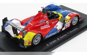 ORECA 01-aim Team Matmut N10 24h Le Mans (2009) S.Ortelli - B.Senna - T.Monteiro, Red Blue White Yellow