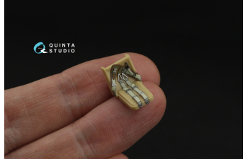 3D Декаль Комплект ремней для истребителя Luftwaffe, ВМВ (с металлическими пряжками) (для всех моделей)