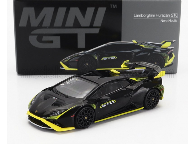 LAMBORGHINI Huracan Sto Lp640-2 Lhd (2021), Black Yellow