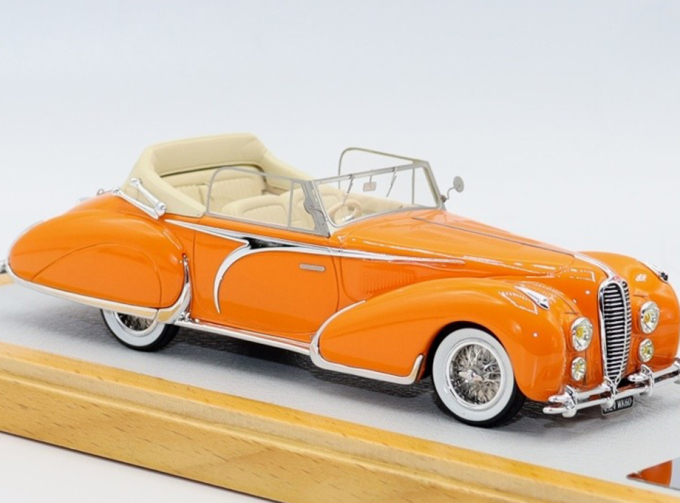 Delahaye 135 Cabriolet Figoni & Falaschi "El Glaoui" 1948 sn800954 Open, Orange