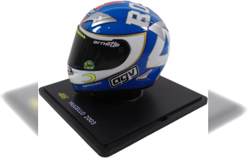 MINI HELMET Honda RC211V Winner MotoGP Mugello Valentino Rossi (2003)