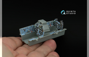 3D Декаль интерьера кабины Су-17УМ3 (Hobby Boss) (Малая версия) (с 3D-печатными деталями)