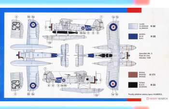 Сборная модель Fairey Swordfish Mk.II