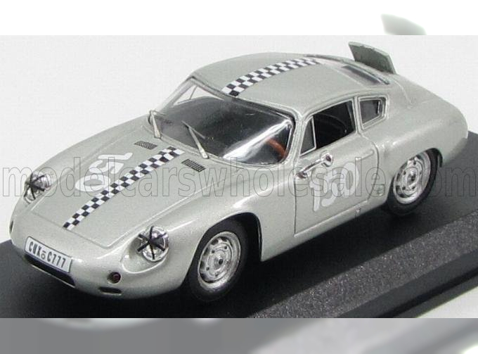 PORSCHE 1600gs Abarth Coupe N 150 Hockenheim 1961 F.hahnl, Silver