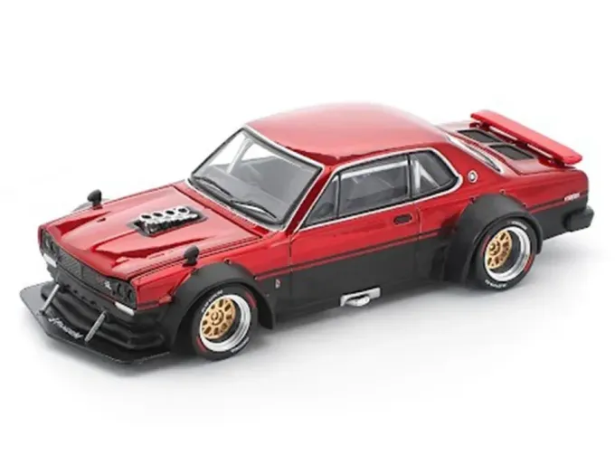 NISSAN Skyline GT-R V8 Drift *Hakosuka*, black/red