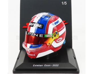 BELL HELMET F1 Casco Helmet Renault A522 Team Alpine Bwt N31 Season (2022) Esteban Ocon, Red White