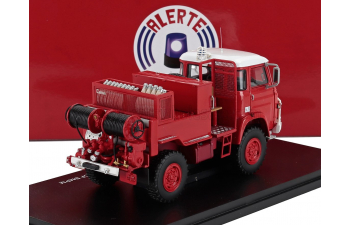 SAVIEM Sp5 Camiva Tanker Truck Ccf Bmpm Sapeurs Pompiers (1976), Red White