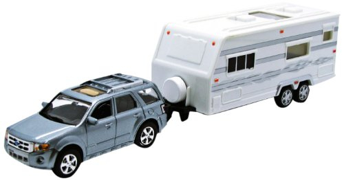 FORD Escape + кемпер, light blue / white