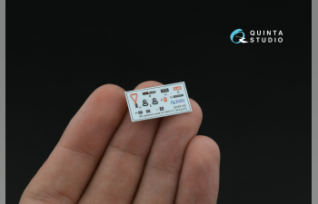 Декаль интерьера кабины МиГ-21ПФ (Eduard) (с 3D-печатными деталями)