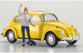 Сборная модель VOLKSWAGEN Beetle Type 1 With Girl Figure 1967