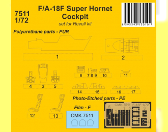 F/A-18F Super Hornet - Cockpit for Revell kit
