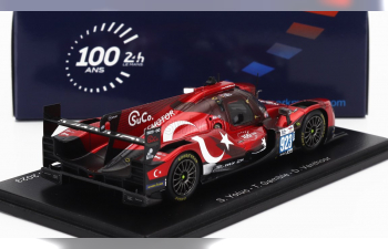 ORECA 07 Gibson Gk428 4.2l V8 Team Turkey Racing №923 24h Le Mans (2023) T.Gamble - D.Vanthoor - S.Yoluc, Red Black