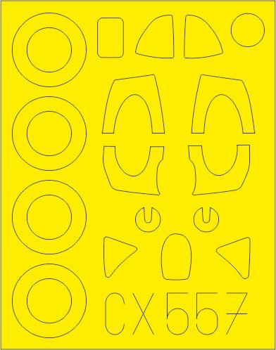 Окрасочная маска для МиГ-17