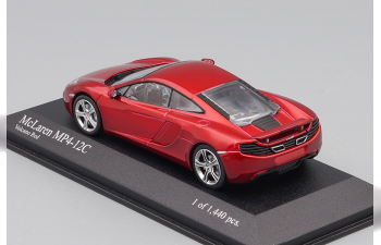 McLAREN MP4-12C 2011, red metallic