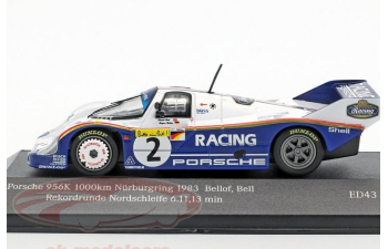 PORSCHE 956K №2 Record Lap Nordschleife 6.11,13 min 1000km Nürburgring (1983) Stefan Bellof, Derek Bell 
