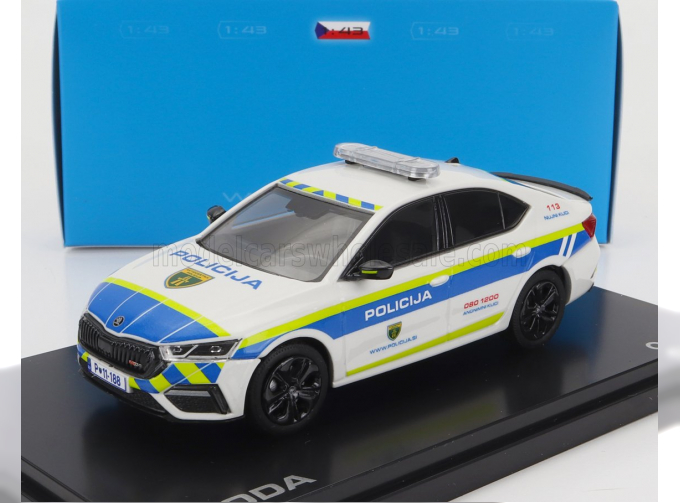 SKODA Octavia Iv Rs Policija (2020), White Blue Yellow