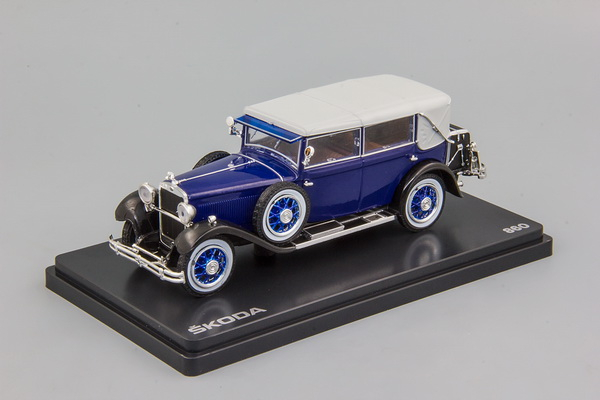 SKODA 860 1932 modrá, blue