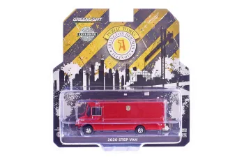 Step Van with Traffic Cone Mounts Village of Arlington Heights (2020), red