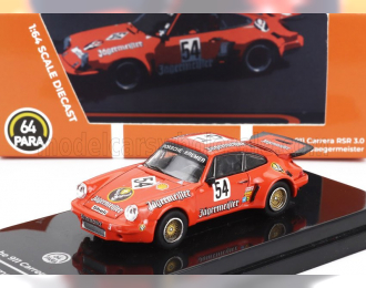 PORSCHE 911 Carrera Rsr 3.0l Turbo Jagermeister №54 Racing (1975), Orange