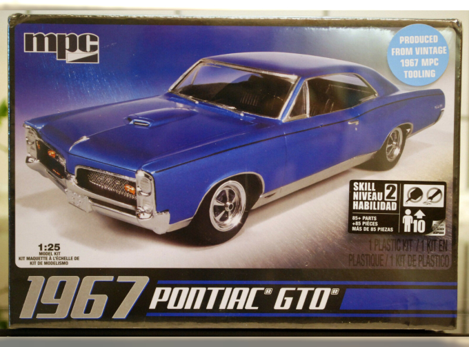 Сборная модель Pontiac GTO 1967