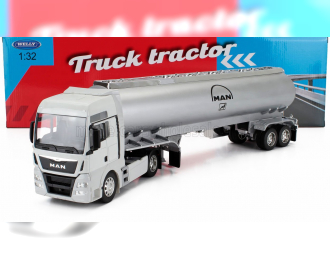 MAN Tgx 18.440 Xxl Tanker Truck (2019), White Silver