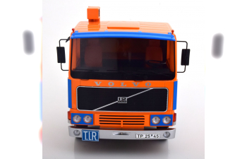 VOLVO F12 (1977), orange/blau