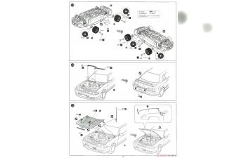 Сборная модель NISSAN Skyline GT-R Gr.A Calsonic92