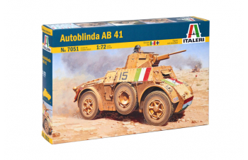 Сборная модель Итальянский бронеавтомобиль Autoblinda Ab 41