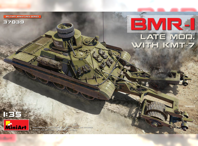 Сборная модель Танк BMR-1 LATE MOD. WITH KMT-7