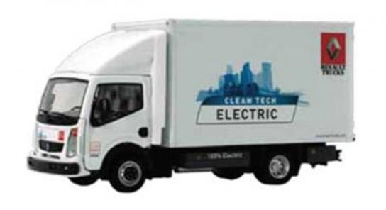RENAULT Maxity Electric Kasten - Clean Tech Electric 2012, white 