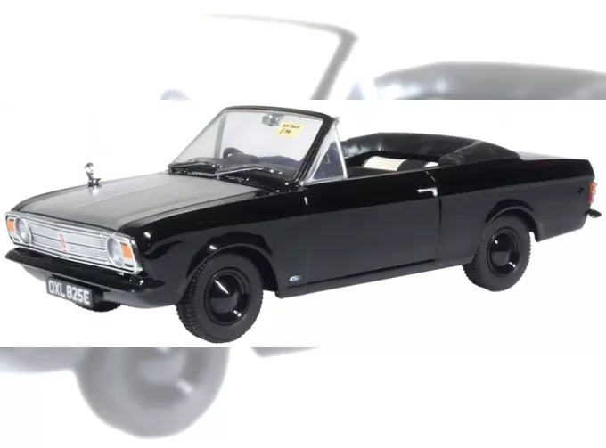 FORD Cortina Cortina MK II Crayford Convertible (1966), black