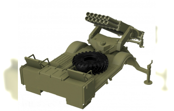 Конверсия в БМ-21В (9П125) РСЗО 9К54 "Град-В" на шасси модели фирмы "Звезда", арт. 3707